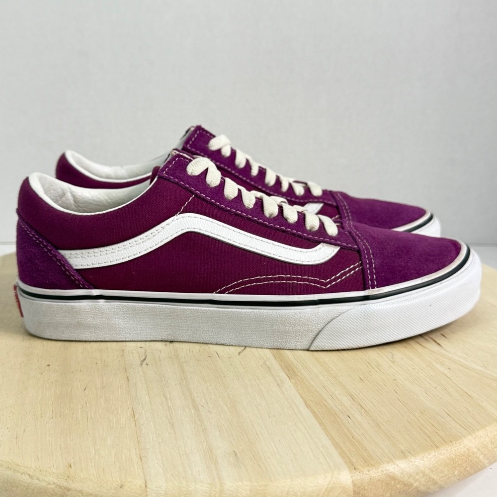 Vans Old Skool Men's Sneakers Color Theory Dark Purple Skater Low-Top Shoes Sz 7 - Picture 9 of 16